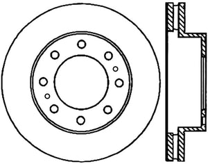 StopTech Power Slot 02-04 Avalance 2500 w/ 2in Raise Front Right Slotted CRYO Rotor