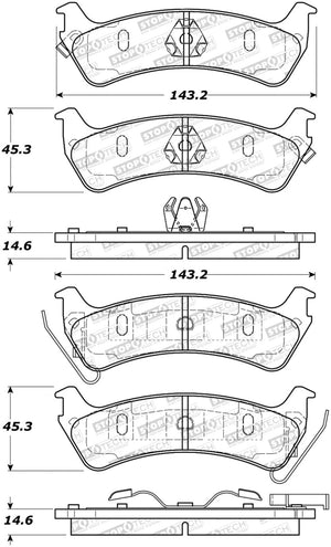 StopTech Street Brake Pads