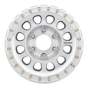 Method MR103 Beadlock 15x8 -24mm Offset 6x5.5 108mm CB Raw Machined w/BH-H24100 Wheel