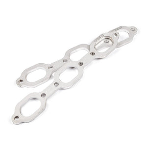 Stainless Works Mopar 3.5L V6 Flat Oval Port Header 304SS Exhaust Flanges 1-5/8in Primaries