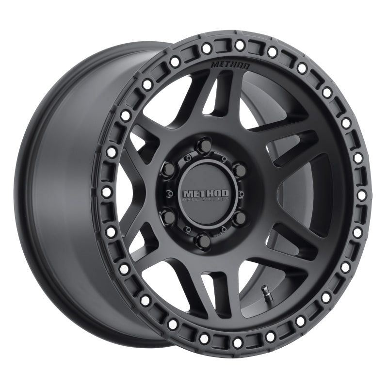 Method MR312 17x8.5 0mm Offset 6x135 87mm CB Matte Black Wheel