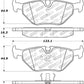 StopTech Street Touring 87-99 BMW M3 / 89-93 M5 Rear Street Street Touring Brake Pads