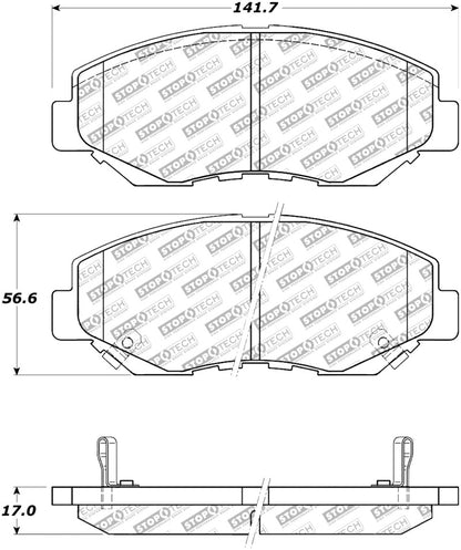 StopTech Street Select Brake Pads - Front