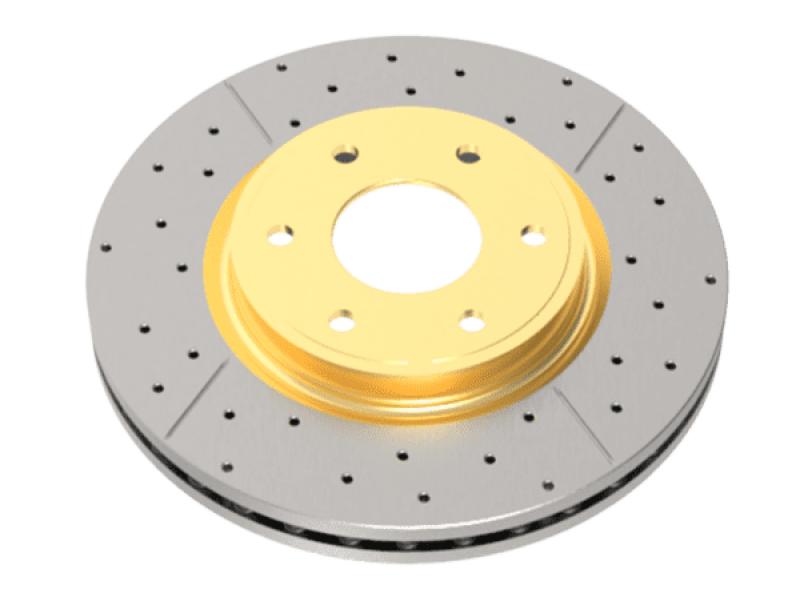 DBA 07-11 Dodge Nitro Rear Street Drilled & Slotted Rotor