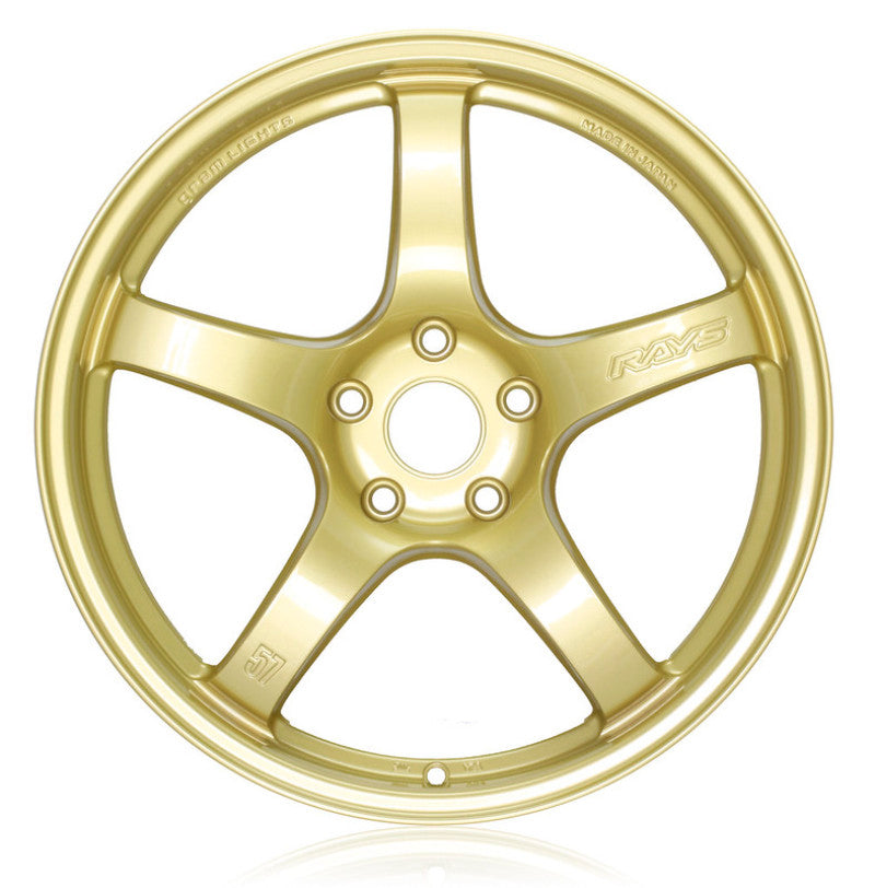 Gram Lights 57CR 18x9.5 +38 5-100 E8 Gold Wheel (Minimum Order Quantity 20)