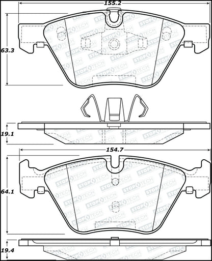 StopTech Street Brake Pads