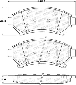 StopTech Street Select Brake Pads