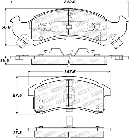 StopTech Street Brake Pads - Front