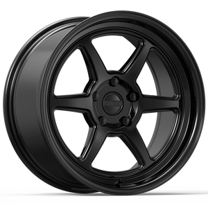 Kansei K14B Roku 18x9in / 5x112 BP / 12mm Offset / 66.56mm Bore - Gloss Black Wheel