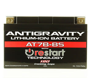 Antigravity YT7B-BS Lithium Battery w/Re-Start