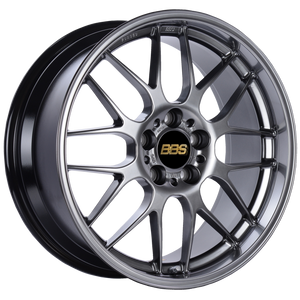 BBS RG-R 18x8.5 5x120 ET22 Diamond Black Wheel -82mm PFS/Clip Required