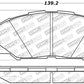 StopTech Performance 10 Lexus HS 250h / 09 Pontiac Vibe 1.8L / 08-09 Scion xB/xD Front Brake Pads