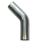 Vibrant 2.25in O.D. T304 SS 45 deg Mandrel Bend 6in x 6in leg lengths (3.375in Centerline Radius)