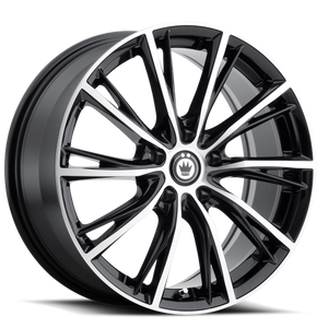 Konig Impression 17x7.5 5x120 ET40 Gloss Black w/ Machined Face