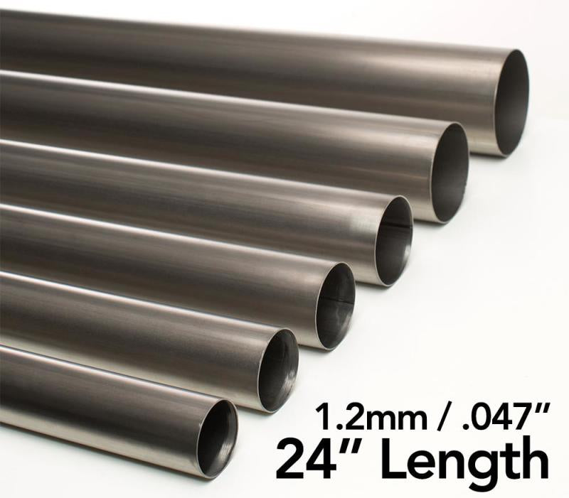 Ticon Industries 1.25in Diameter x 24.0in Length 1.2mm/.047in Wall Thickness Titanium Tube