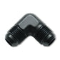 Vibrant -8AN 90deg Flare Union Fitting - Aluminum