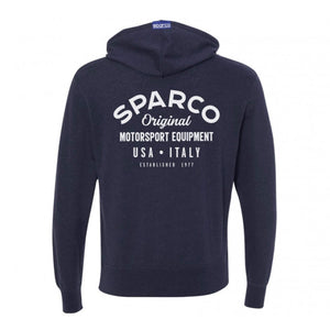 Sparco Sweatshirt ZIP Garage NVY - Small