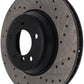 StopTech 07-10 BMW 335i Cross Drilled Left Front Rotor