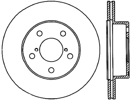 StopTech Drilled Sport Brake Rotor