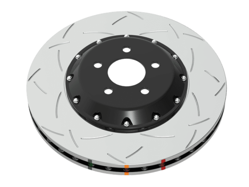 DBA 12-15 Lotus Exige Front 5000 2-Piece Drilled & Slotted Rotor w/Black Hat