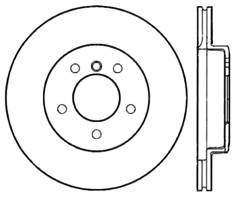 StopTech 99-05 BMW 3-Series Drilled Right Front Rotor