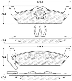 StopTech Performance 10-14 Ford F-150 Rear Brake Pads