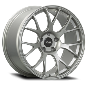 Konig Forged F1M 18X10 5X120 ET25 Ash Silver Knurled Bead