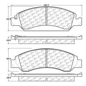 StopTech 2016 Chevy Tahoe Street Touring Front Brake Pads