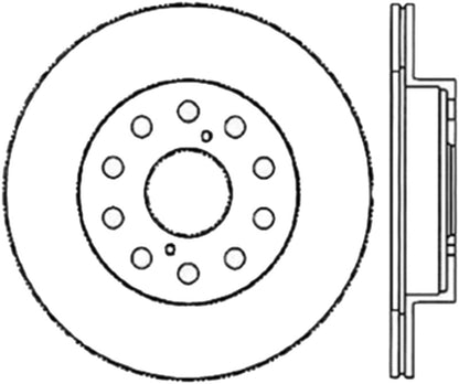 StopTech Sport Slotted 91-95 Toyota MR2 Cryo Rear Left Rotor