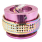 NRG Quick Release Kit - Pyramid Edition - Pink Body / Neochrome Pyramid Ring