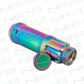 NRG 700 Series M12 X 1.25 Steel Lug Nut w/Dust Cap Cover Set 21 Pc w/Locks & Lock Socket - Neochrome