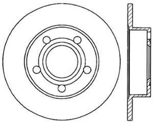 StopTech 96-01 Audi A4 Quattro / 12/98-05 VW Passat Right Rear Drilled Rotor