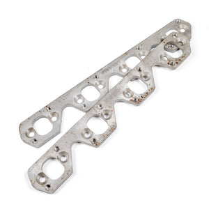 Stainless Works SBF Wide Rectangular Port Header Adapter 304SS Exhaust Flanges 1-7/8in-2in Primaries