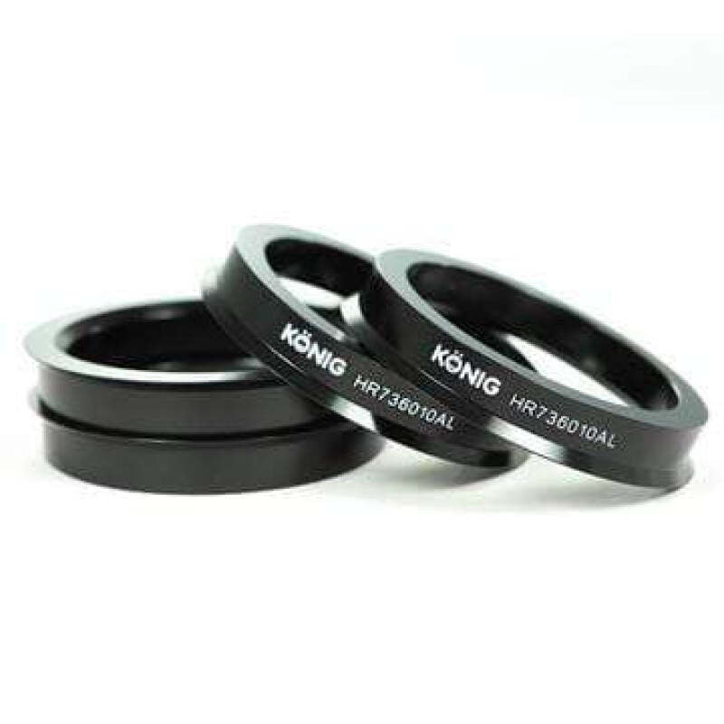 Konig Aluminum Hub Ring 73.1mm O.D. / 60.1mm I.D. (4pcs)