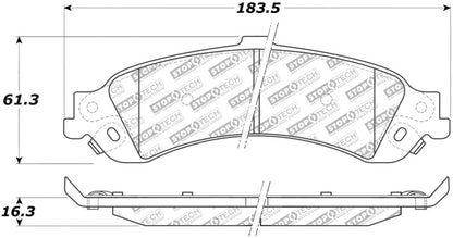 StopTech Street Select Brake Pads - Front/Rear