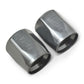 Russell Hose End Socket -10 AN Polished & Gray Anodized (2 Pack)