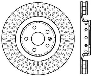 StopTech Drilled & Slotted Right Sport Brake Rotor for 2009 Cadillac CTS-V