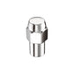 McGard Hex Lug Nut (Reg. Shank - .746in.) M12X1.25 / 13/16 Hex / 1.65in. Length (4-Pack) - Chrome