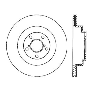 StopTech Power Slot 06-07 WRX / 05-08 LGT Rear Left Slotted Rotor