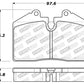 StopTech Performance ST-40 4 Piston Front Caliper Brake Pads