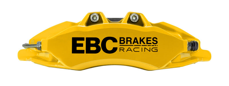 EBC Racing 17-21 Honda Civic Type-R (FK8) Yellow Apollo-6 Calipers 380mm Rotors Front Big Brake Kit