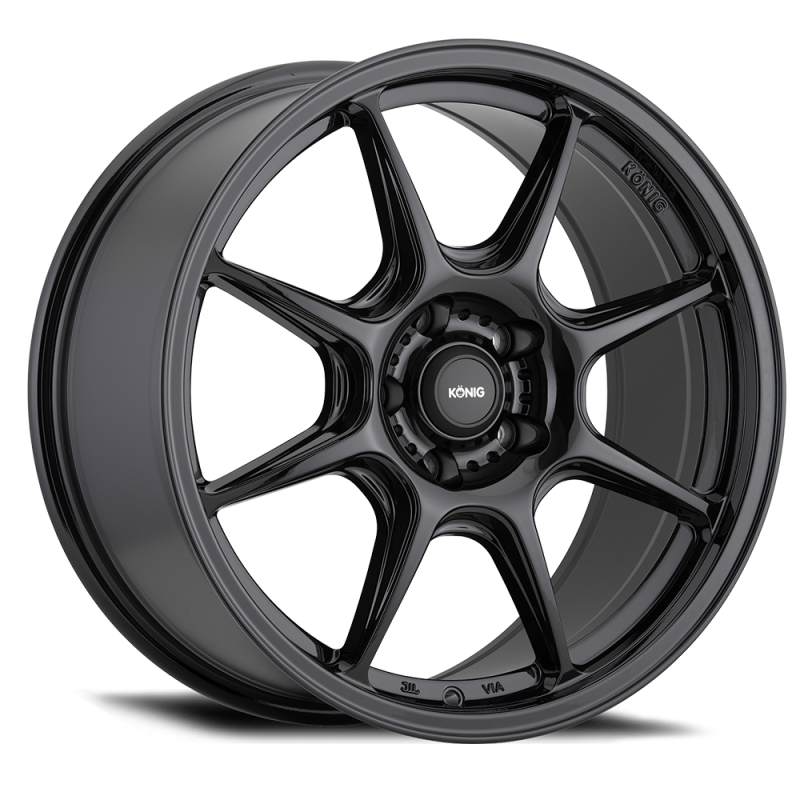 Konig Lockout 18x8.5 5x114.3 ET35 Gloss Black