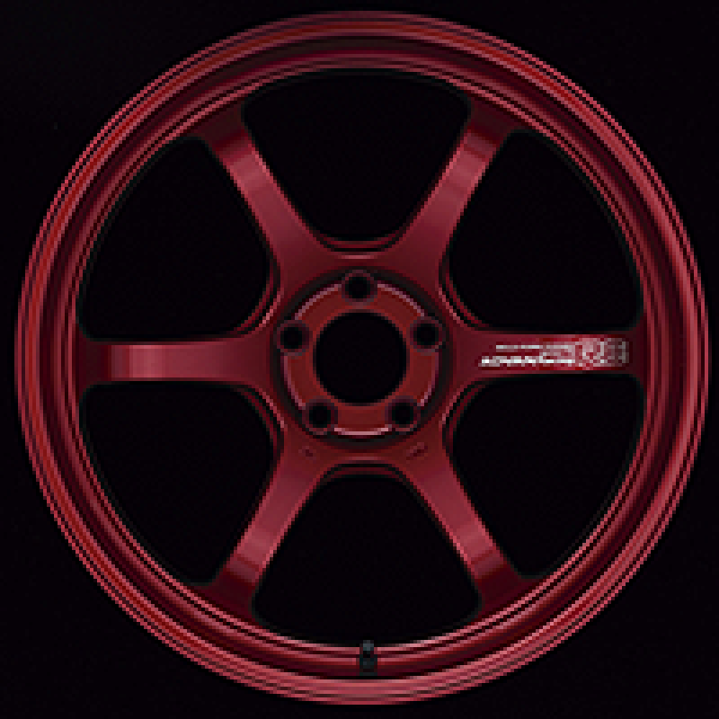 Advan R6 20x12 +20mm 5-114.3 Racing Candy Red Wheel