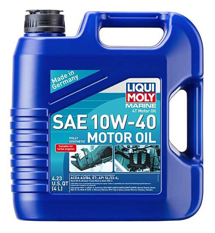 LIQUI MOLY 4L Marine 4T Motor Oil SAE 10W40