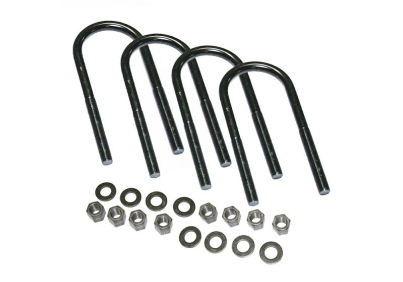 Superlift U-Bolt 4 Pack 5/8x3-1/8x8 Round w/ Hardware