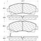 StopTech Street Touring 06-13 Honda Ridgeline / Acura TL Front Brake Pads