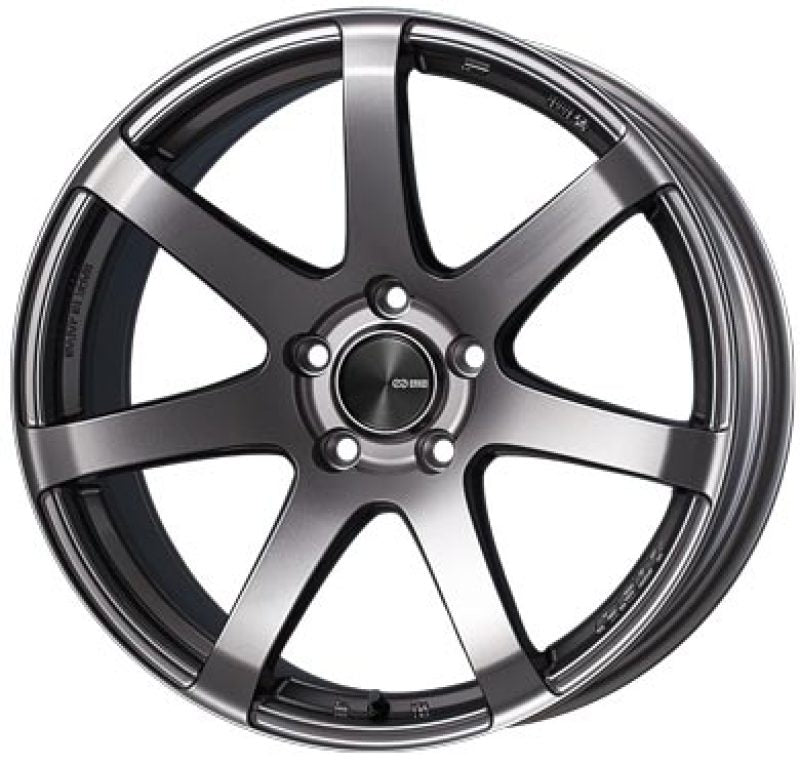 Enkei PF07 19x8 5x112 45mm Offset 75mm Bore Dark Silver Wheel *Special Order/No Cancel*