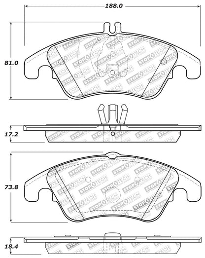 StopTech Performance Brake Pads