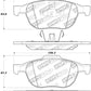 StopTech Street Touring 04-09 Mazda 3 Front Brake Pads