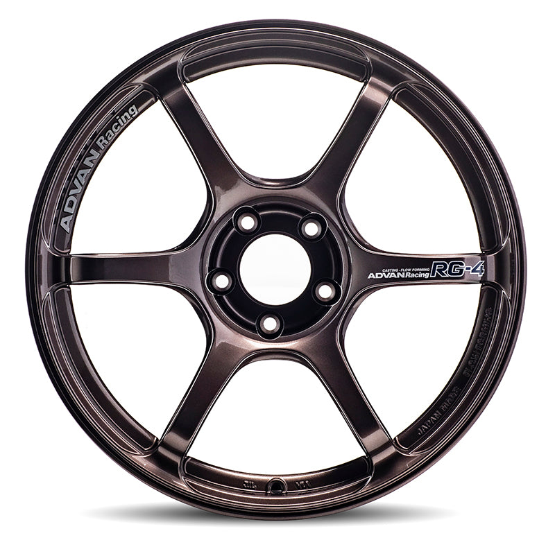 Advan RG-4 18x8.5 +44 5-100 Racing Copper Bronze Wheel